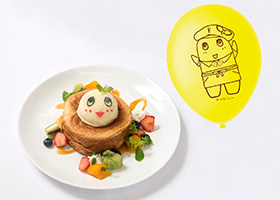 「早く食べないと溶けるなっしー!!」アツアツデニッシュアイス添え