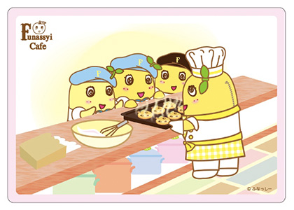 ふなっしーカフェノベルティステッカー