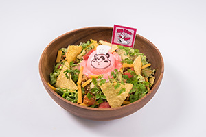 ピンクえ～パンダのスパイシーPARADISEタコライス　～ワカモレ、半熟卵のせ～