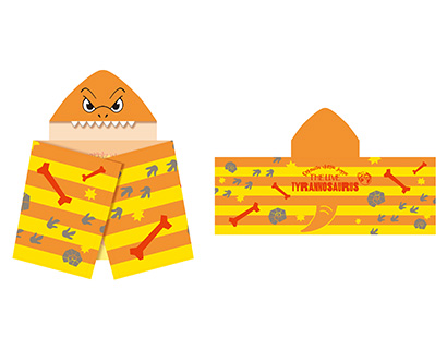 世界一“そっくり”ティラノなりきりタオル